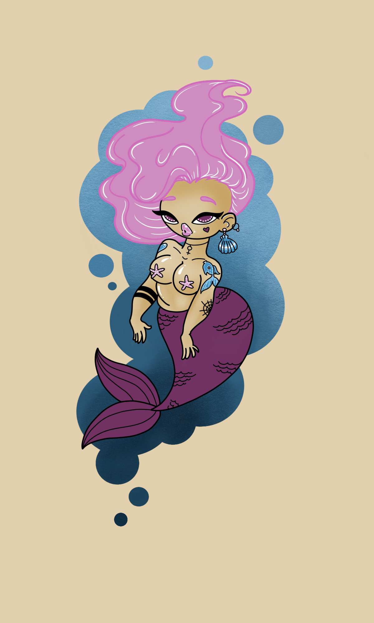 Digital Art: Mermaidylicious
