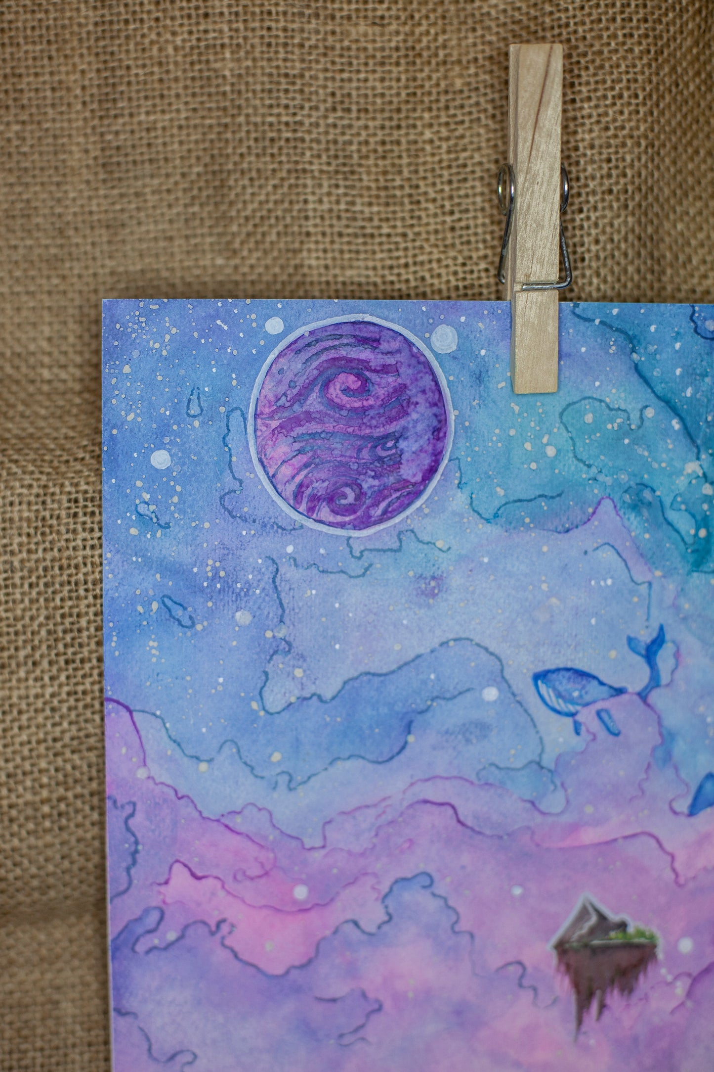 Originalmålning Akvarell: Dream