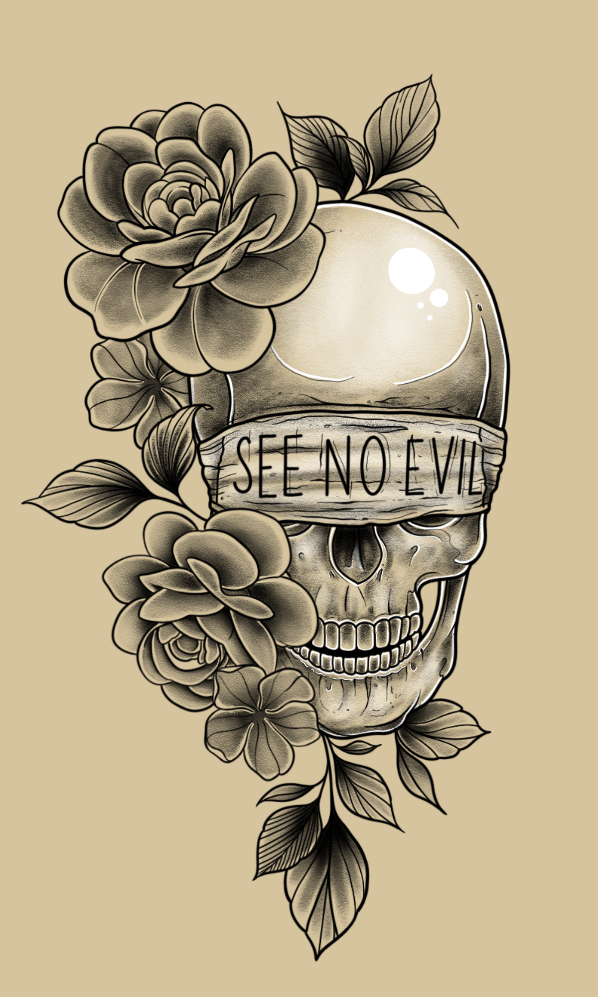 Digital Art: Print - I see no Evil